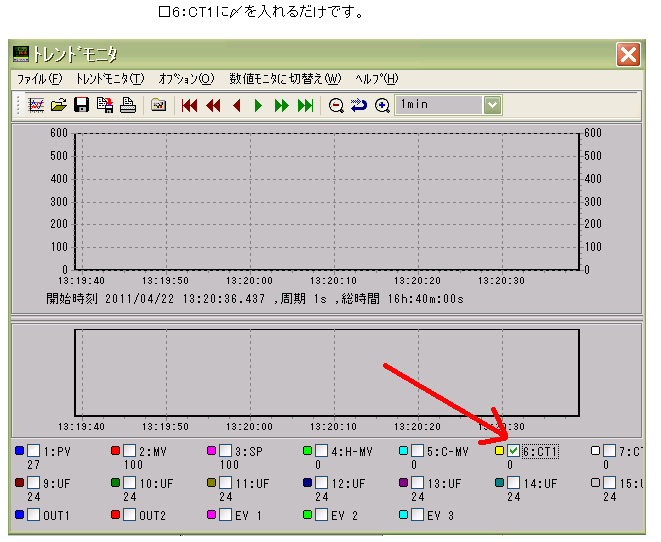 SLP-PC36 トレンドモニタ SLP-PC36 トレンドモニタ