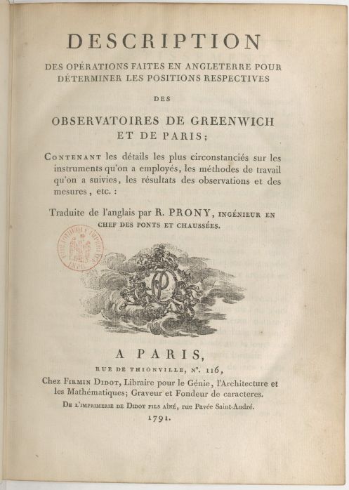 ●ドプロニ（Gaspard Clair François Marie Riche de Prony　1755-1839フランスの数学者・水力エンジニア