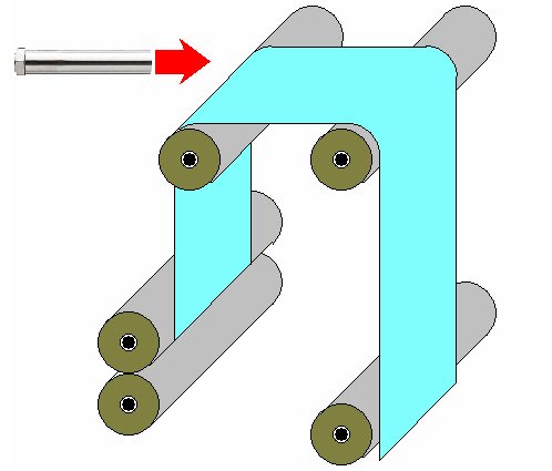 熱風ヒーターによる印刷物の乾燥