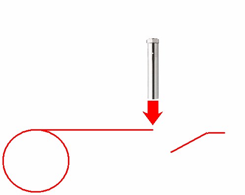 熱風ヒーターによる繊維の端末処理