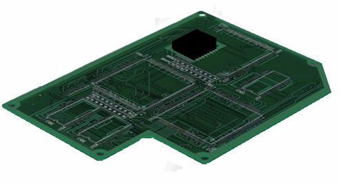 熱風ヒーターによるプリント基板の予熱