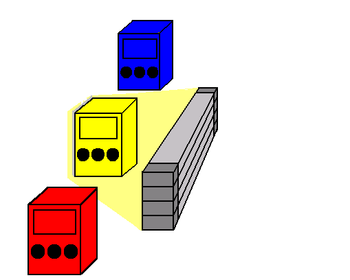 家電修理工場でのタッチアップ