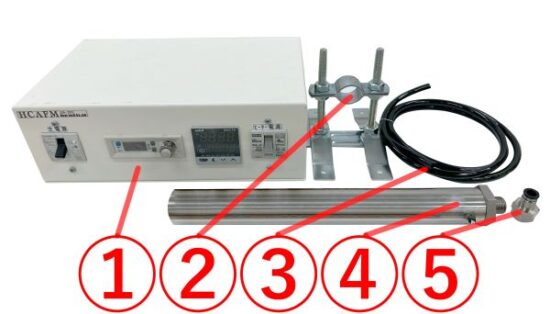 熱風ヒーター　ラボキット LKABH-34NM/200V-3kW + HCAFM