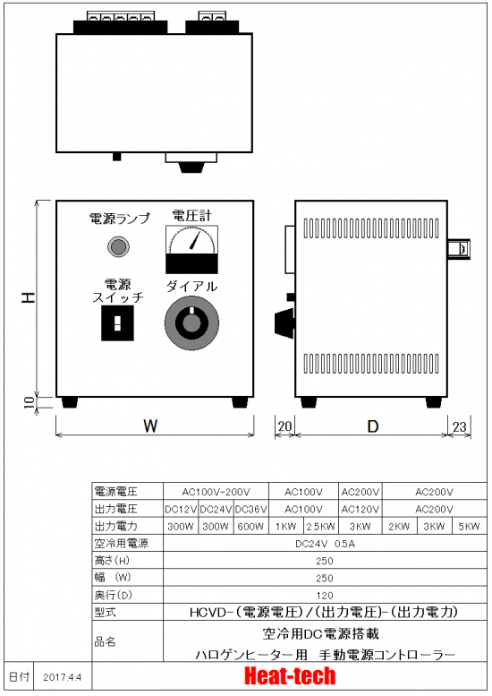 ハロゲンポイントヒーター ラボキット LKHPH-60FA/f30/36v-450w + HCVD