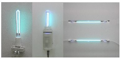 紫外線灯-紫外線光照射とオゾン発生