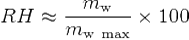 相対湿度 RH