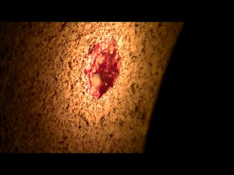 岩石の加熱・溶解・ガラス化シリーズ14 - セメント煉瓦－ハロゲンポイントヒーターの活用法ビデオ