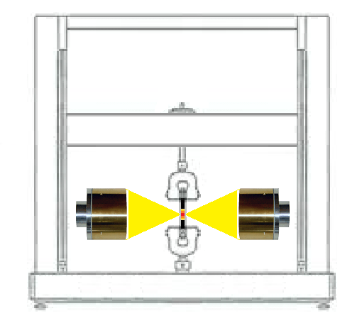 引張試験機の温度設定（非磁性体・高温素材)－ハロゲンポイントヒーターの活用法