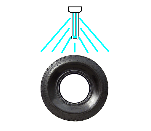 タイヤのひび割れテスト－紫外線灯の活用法