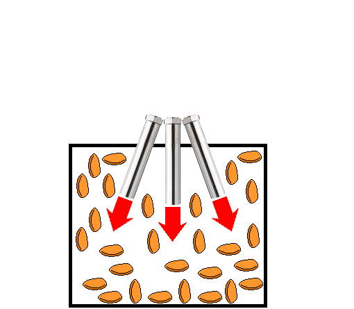 カカオ豆の熱風焙煎－熱風ヒーターの活用法