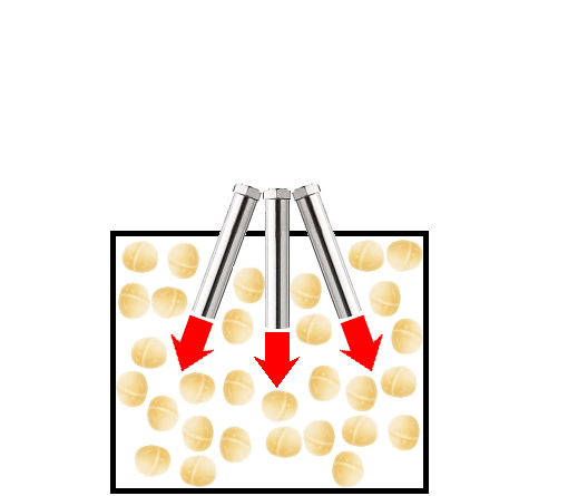 マカダミアナッツの熱風焙煎－熱風ヒーターの活用法