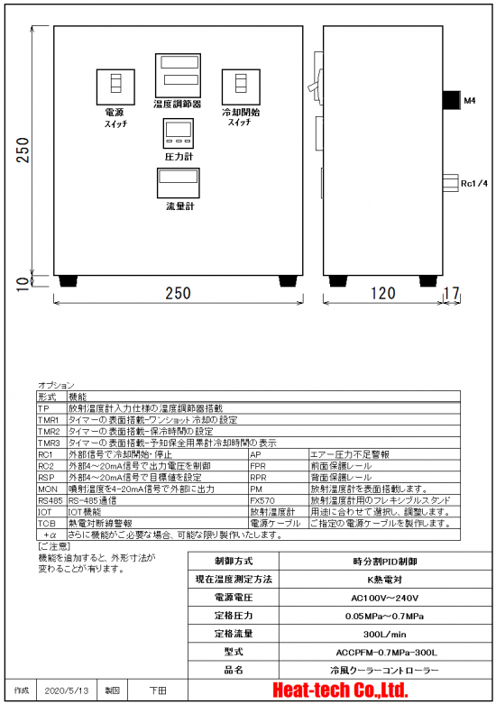 圧力計・流量計搭載型　ACCPFM